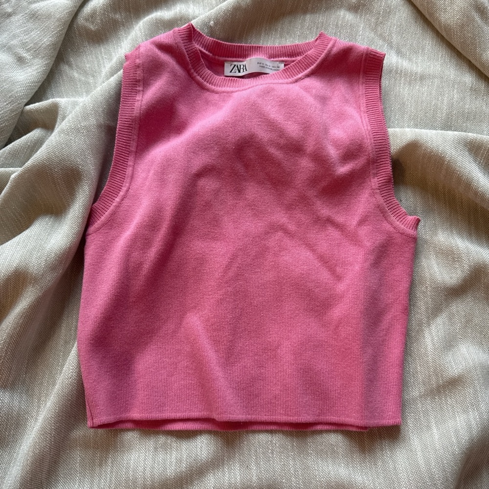 Zara Pink Crop top